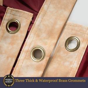 ธงชาติอเมริกันแบบพับได้ ขนาด 3x6 ฟุต ผลิตจากโพลีเอสเตอร์ สไตล์วินเทจ สำหรับตกแต่งภายนอกอาคาร พร้อมลายปักดาว แสดงความรักชาติ ฉลองครบรอบ 250 ปี - Product Image 5