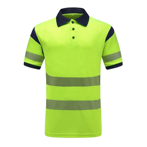 เสื้อยืดโปโลผ้าฝ้าย100% สำหรับผู้ชายเสื้อนิรภัยพร้อมโลโก้ออกแบบได้ตามต้องการ - Product Image 1