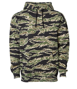 2025 manches longues poche kangourou Camouflage imprimé Logo à capuche épais Camouflage tissu pull Unique mode unisexe à capuche - Product Image 2