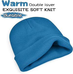 Nouvelle conception 2025, bonnets unisexes pour adultes en laine/coton respirant, imperméable, jacquard, tricotés à la main, service OEM, vente en gros, personnalisable - Product Image 2