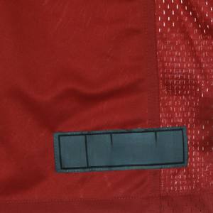 Camiseta de Fútbol Americano Personalizada, Roja con Rayas Blancas, Manga Corta de Malla, Cuello en V, Número de Equipo - Product Image 5