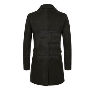 <b>Men</b> Long Coat Classic Modern Office <b>Overcoat</b> <b>Men</b> Long Coat Warm Autumn <b>Winter</b> Wool Blend <b>Men</b> Long Coat - Product Image 2