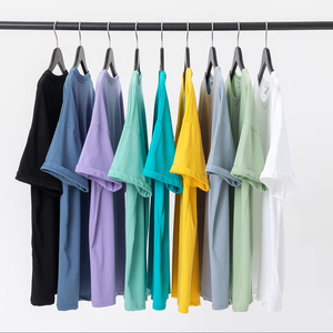 T-shirt pour hommes 100% coton vierge avec logo personnalisé surdimensionné de haute qualité pour hommes, vente en gros, livraison DDP - Product Image 1