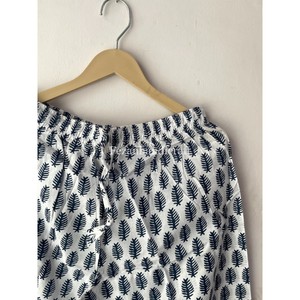 Ensemble pyjama unisexe pour demoiselles d'honneur de saison d'été 100% coton imprimé feuille manches longues genou Boho Style Hippie Commande minimum 2 pièces pour - Product Image 4