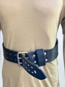 Premium unisexe 4 largeur en cuir de vachette entraînement levier ceinture Logo personnalisé Fitness équipement de gymnastique dynamophilie haltérophilie hommes - Product Image 5