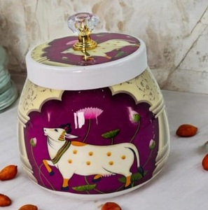 Recipiente Metálico Ecológico para Azúcar, Sal, etc., con Acabado Esmaltado, para Uso en la Cocina - Product Image 3