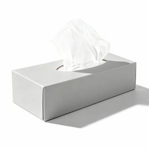 Boîte de mouchoirs en papier doux et absorbant pour la maison, le bureau, l'hôtel et le nettoyage commercial, fournie par l'usine - Product Image 1