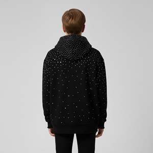 Oem Custom Knitted 100% Cotton Solid Eco-friendly Breathable Kids <b>Hoodies</b> for Baby <b>Children</b> Warm Autumn Casual Style - Product Image 6