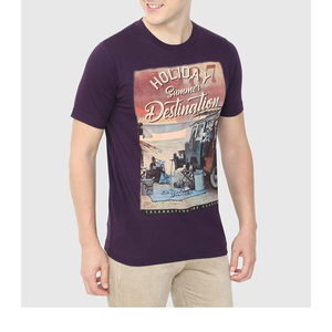 Camiseta estampada de moda para hombre Obra de arte única con logotipo Tela de punto de algodón suave Salidas de verano Actividades al aire libre Estilo formal - Product Image 6