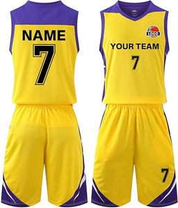 Uniforme de basket-ball pour hommes, maillot et short, kit d'équipe haute performance, léger, respirant, fournisseur en vrac OEM - Product Image 1