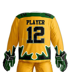 Equipo personalizado uniforme de hockey sobre hielo 100% poliéster deportes profesionales Jersey ropa de entrenamiento directo de fábrica al por mayor conjunto - Product Image 3