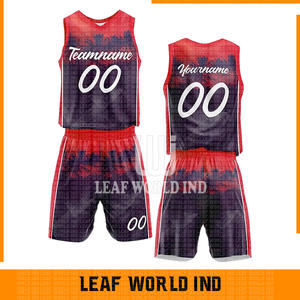 ชุดเสื้อบาสเก็ตบอลและกางเกงขาสั้นชุดบาสเก็ตบอลชุดกีฬาสั่งทำ - Product Image 6