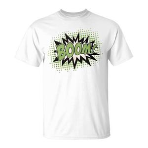 Camiseta Boom Comic Book Explosion Speech Bubble, talla unisex para adultos - Product Image 1