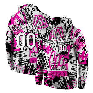 เสื้อฮู้ดผ้าคอตตอนผสมแบบสวมหัวพิมพ์ซับลิเมชันแบบกำหนดเอง3D กีฬาผ้าโพลีเอสเตอร์ OEM ODM 100% - Product Image 3
