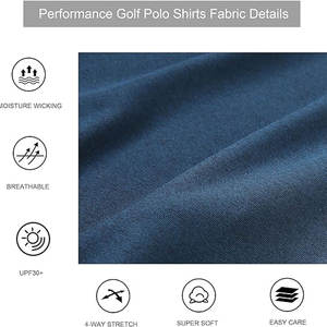 Breathable Fabric Casual Top Men Golf <b>Polo</b> <b>Shirt</b> Short Sleeve Outdoor Wear Golf <b>Polo</b> <b>Shirt</b> - Product Image 4