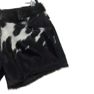 Pantalones cortos de piel de vaca para hombre, novedad, fáciles de llevar, ajuste holgado, venta directa de fábrica, precio barato, ropa informal, teñido liso, transpirable - Product Image 3