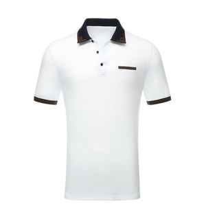 Camiseta Casual de Manga Corta para Hombre, 100% Algodón de Alta Calidad, Tejido Sólido Antiarrugas, Impresión Digital Personalizada, Bordado OEM - Product Image 1