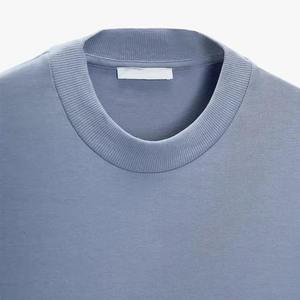 T-shirt homme bleu clair à imprimé graphique, coupe ample décontractée, manches courtes, col ras du cou, style streetwear - Product Image 5