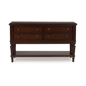 Armoire traditionnelle en bois d'acajou avec un design élégant pour le salon Maison Hôtel Appartements Villas pour salle à manger - Product Image 2