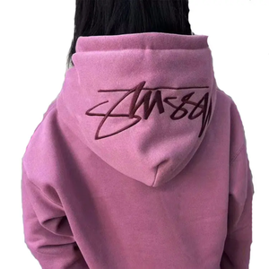 Fabricant OEM Nouveauté Applique Broderie Haut de gamme Coton French Terry Hoodies 500 GSM Hoodies - Product Image 5