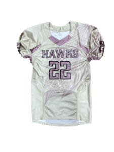 Conjunto de ropa deportiva de uniforme de fútbol americano transpirable de diseño personalizado del fabricante con impresión por sublimación - Product Image 3