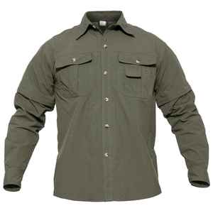 Nueva Camisa de Pesca para Hombre, Personalizada, Impermeable, con Protección Solar UPF 50, de Secado Rápido, Antibacteriana, Transpirable, con Botones, de Spandex/Algodón - Product Image 3