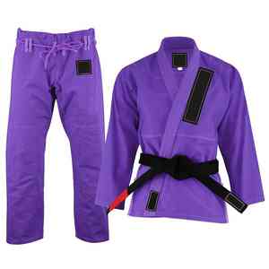 Conjuntos personalizados de Jiu Jitsus Gi frontal fuerte y duradero Spandex/poliéster ligero transpirable de secado rápido para entrenamiento marcial diario - Product Image 5