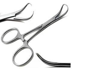 Pinzas hemostáticas manuales de alta calidad, abrazaderas de toalla de acero inoxidable, uso Dental, certificado CE Clase II - Product Image 2