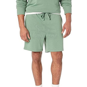 Design personnalisé pour hommes Short en molleton de coton de couleur unie pour hommes Short en molleton de coton respirant pour hommes - Product Image 1