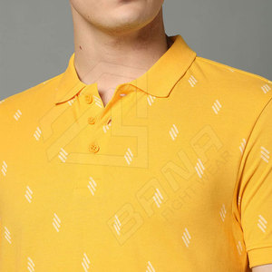 Polo de golf à séchage rapide pour hommes, style décontracté, tissu tricoté, t-shirt à manches courtes à prix de gros personnalisé - Product Image 5