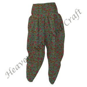 Pyjama indien en coton imprimé à la main pour femmes vêtements de salon grande taille vêtements de nuit sexy pantalon Patiala confort adapté pour les femmes - Product Image 4