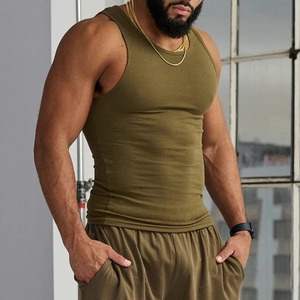 Nueva camiseta sin mangas deportiva de verano para hombre, camiseta sin mangas de entrenamiento transpirable, chaleco fino de secado rápido, ropa de Fitness para hombre - Product Image 4