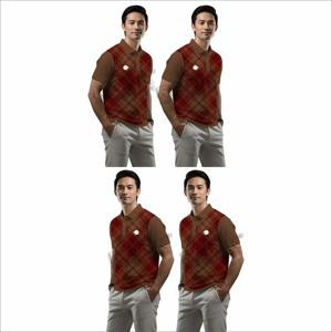 Chemises polo pour hommes de style nouveau, personnalisées, couleur unie, manches courtes - Product Image 6