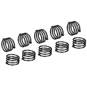 Metal Napkin Ring Black Plated Handmade Napkin Holder Customized Size <b>Wedding</b> Table Decorative Tissue Rings - Product Image 6