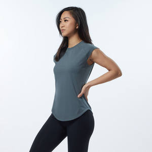 Haute qualité dames t-shirt femmes courtes dernières manches bon prix Styles chauds filles t-shirts en gros femme chemise - Product Image 2