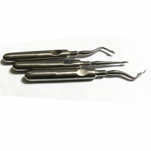 3Pcs Aço Inoxidável <span class=keywords><strong>Dental</strong></span> Luxating Elevadores Curvo Raiz Extraindo Ferramentas Dentista Kit Instrumento Cirúrgico, instrumento médico - Product Image 4