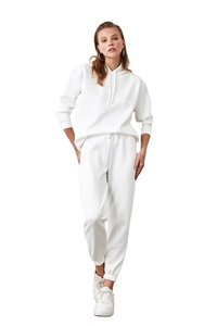 Premium Quality New Arrival 100% Cotton Oversized Hooded Pullover French Terry Knitted Winter Streetwear Tracksuit for Active - Product Image 5