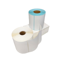 Etiquetas Térmicas Adhesivas para Códigos de Barras, Sensibles al Calor, de 4x4 y 4x6 Pulgadas, para Logística, Envío Exprés, Etiquetas de Paquetería, Duraderas