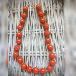 Collier à motif géométrique pour femmes Perles de diamant Pierre naturelle Perle en résine Matériau Fête des mères Cadeau Bijoux de luxe Bohème - Product Image 5