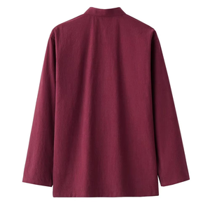 Vêtements de Kung Fu traditionnels pour hommes en coton 100% pur, respirants, avec veste à boutons de grenouille et pantalon assorti, fabriqués au Pakistan, vente en gros - Product Image 3