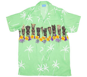 เสื้อเชิ้ตชายหาดฮาวายของผู้ชายเสื้อพิมพ์ลายดอกไม้เสื้อลำลองแขนสั้นวันหยุดฤดูร้อน - Product Image 1