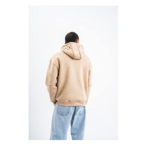 Sweat à capuche surdimensionné personnalisé grande taille pour hommes Streetwear imprimé brodé 100% coton vêtements d'hiver pour garçons - Product Image 2