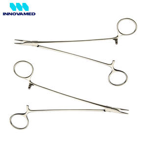 Pinza quirúrgica para tejidos de 12.5cm, hecha a medida, para cirugía toracoscópica, con punta curva, manual, certificada CE, 1 año de garantía - Product Image 5