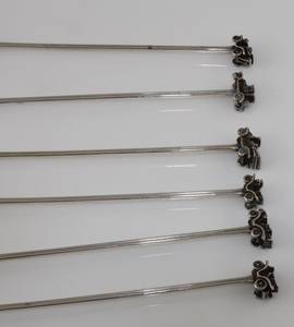 Sobresaliente agitador de cóctel de acero inoxidable con mango de diseñador, suministro de utensilios para Bar, cuchara de bar para cóctel, mezcla agitadora - Product Image 2