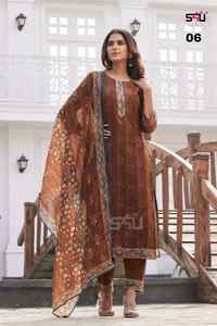 Nueva llegada boda y fiesta desgaste Aasam seda Kurti pantalón con elegante Dupatta venta al por mayor compras en línea de proveedor indio - Product Image 3