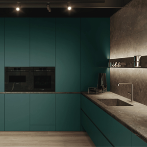 Meubles sur mesure JY Project, armoire en bois de style européen personnalisée, armoire de cuisine attrayante pour villa et appartement modernes - Product Image 2