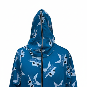 Sweat à capuche zippé intégral en polaire 100% coton pour homme et femme, imprimé numérique, unisexe, services ODM, respirant et à prix avantageux - Product Image 5