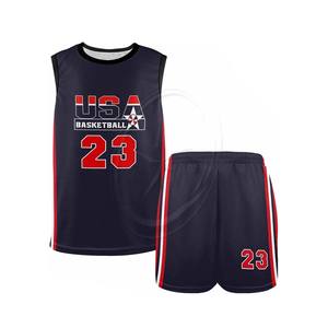 Maillot de basket-ball personnalisé BSCI respirant, vêtements de sport en gros, débardeur, short de sport pour hommes jeunes - Product Image 1