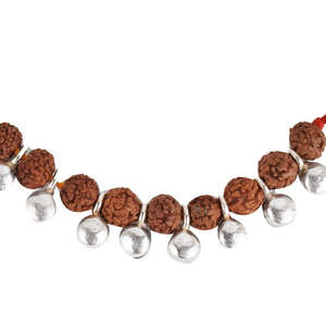 Arihant Gems Jewels - Elegante Rudraksha de Plata 925 Unisex para Hermano/Bhai/Bhaiya/Bro - Joyería Cultural Coleccionable - Product Image 2