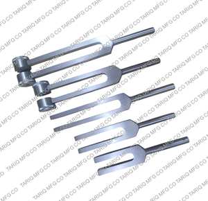 Recién llegado, juego de diapasones para Escuela de Medicina, 128Hz, 256Hz, 512Hz, 1024Hz, 2048Hz, para estudiantes, médicos, enfermeras - Product Image 3